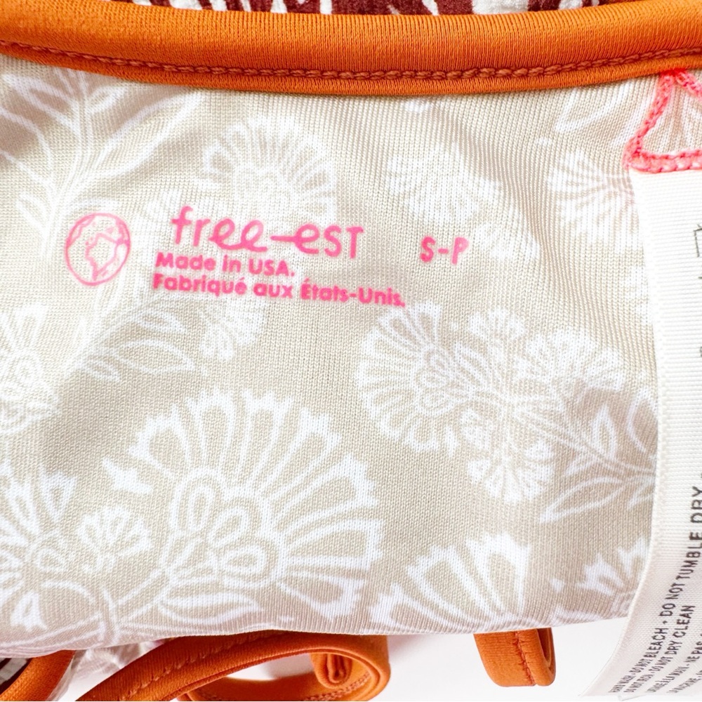 Free People free-est Amber One-Piece Swimsuit in Woodstock | NWOT - Picture 5 of 8